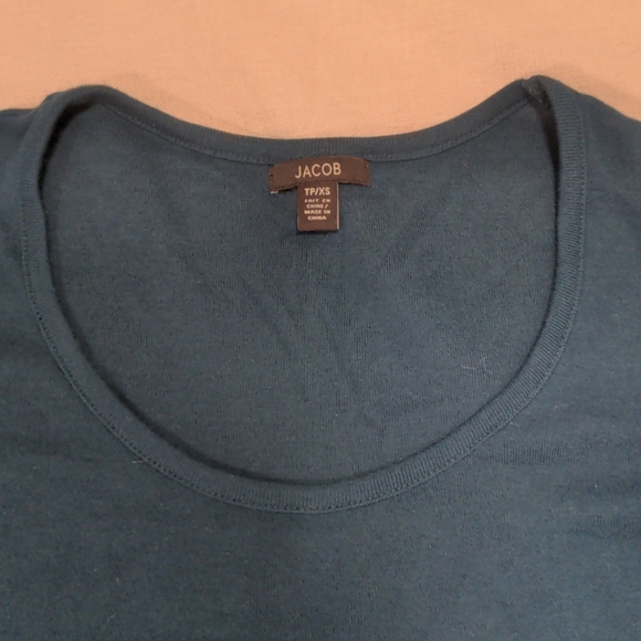 3/4 sleeve knit t-shirt - Picture 3 of 3